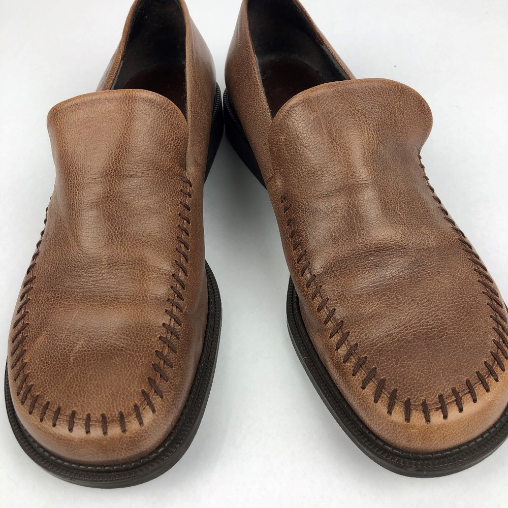 FRANCO SARTO Brown Leather Loafers